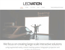 Tablet Screenshot of leovation.com